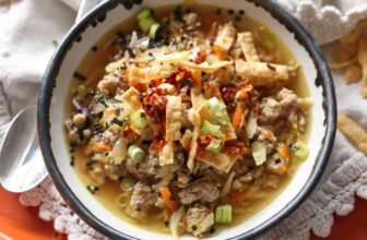 Egg Roll Soup | Cookies and Cups